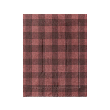 Buffalo Plaid Deep Red in Twin (68" x 88") Size