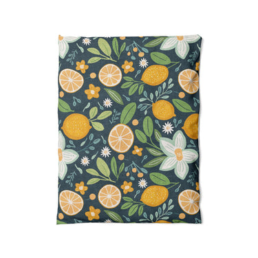 Lemon and Sage in Twin (68" x 88") Size