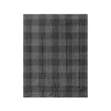 Buffalo Plaid Charcoal Black in Twin (68" x 88") Size