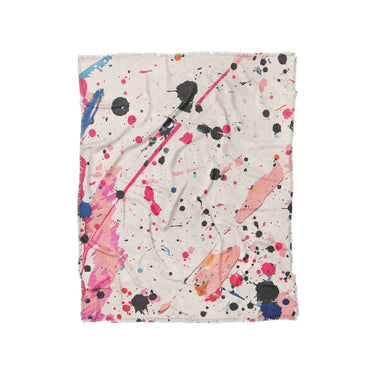 Kayla Paint Splatter in Twin (68" x 88") Size