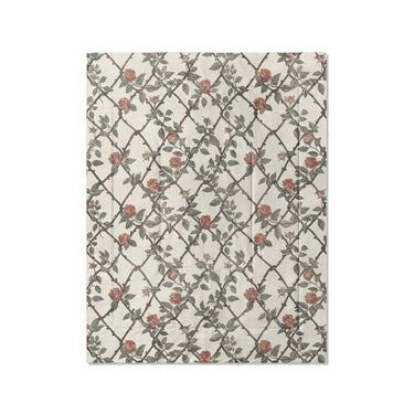 Rose Lattice in Twin (68" x 88") Size