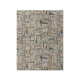 Atticus Multicolor Crosshatch in Twin (68" x 88") Size