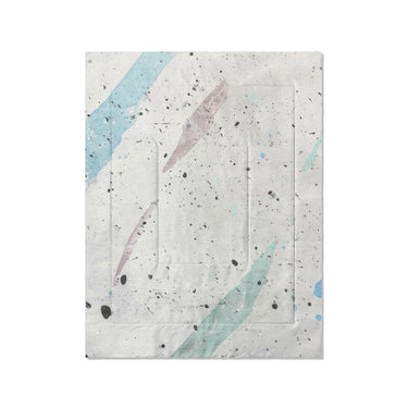 Stephanie Cool Splatter in Twin (68" x 88") Size