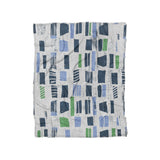 Milo Blue & Green in Twin (68" x 88") Size