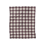 Wallace Plaid Maroon & Gold in Twin (68" x 88") Size
