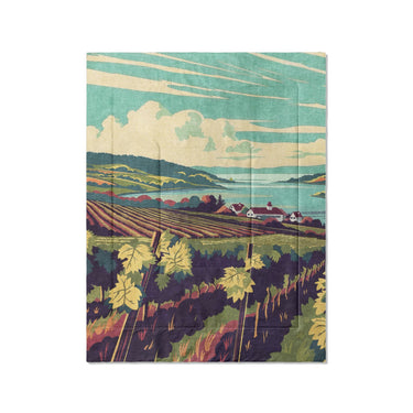 Finger Lakes Vineyard in Twin (68" x 88") Size