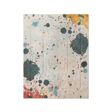 Colin Paint Splatter Multicolor in Twin (68" x 88") Size