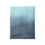 Kieran Watercolor Teal Ombre in Twin (68" x 88") Size