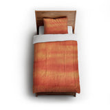 Ophelia Watercolor Fire Orange Balayage in Twin (68" x 88") Size
