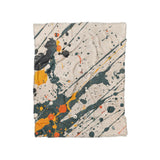 Jason Dark Teal & Orange in Twin (68" x 88") Size