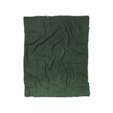 Keanu Watercolor Dark Green Ombre in Twin (68" x 88") Size