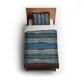 Delsin Blue & Black in Twin (68" x 88") Size