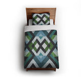 Sonora Blue & Green in Twin (68" x 88") Size