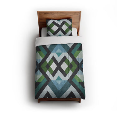 Sonora Blue & Green in Twin (68" x 88") Size