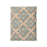 Boden Orange & Blue in Twin (68" x 88") Size
