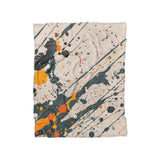 Jason Dark Teal & Orange in Twin (68" x 88") Size