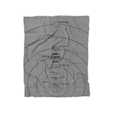 Solar System Grey & Black in Twin (68" x 88") Size