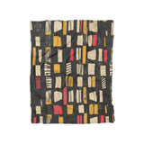 Milo Black Red & Yellow in Twin (68" x 88") Size
