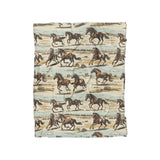 Wild Horses in Twin (68" x 88") Size