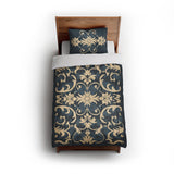 Barnaby Navy in Twin (68" x 88") Size