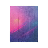 Siderays Blue & Pink in Twin (68" x 88") Size