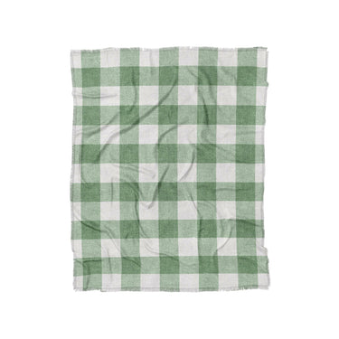Buffalo Plaid Kelly Green in Twin (68" x 88") Size