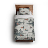 Gone Fishing in Twin (68" x 88") Size