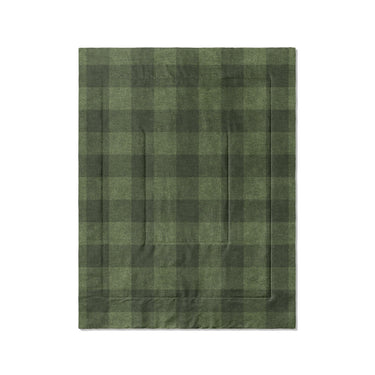 Buffalo Plaid Dark Olive in Twin (68" x 88") Size