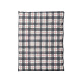 Wallace Plaid Navy & Red in Twin (68" x 88") Size