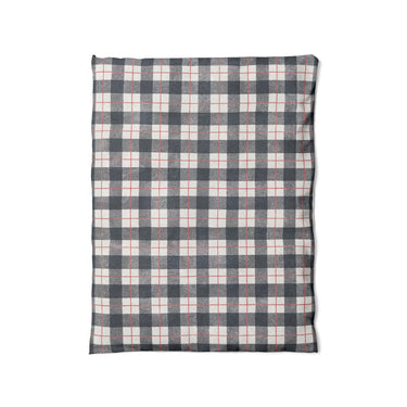 Wallace Plaid Navy & Red in Twin (68" x 88") Size