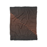 Euclid Black & Rust in Twin (68" x 88") Size