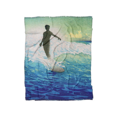 Hawaii Surfer by Charles Bartlett in Twin (68" x 88") Size