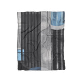 Gordian Dark Blue in Twin (68" x 88") Size
