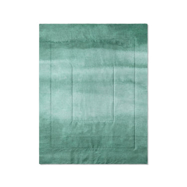 Jacinda Watercolor Teal Ombre in Twin (68" x 88") Size