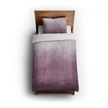 Kieran Watercolor Mauve Ombre in Twin (68" x 88") Size