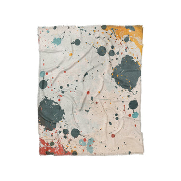 Colin Paint Splatter Multicolor in Twin (68" x 88") Size