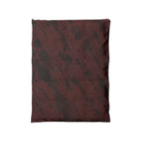 Hurley Splatter Dye Burgandy in Twin (68" x 88") Size