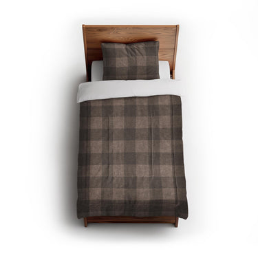 Buffalo Plaid Dark Cedar Brown in Twin (68" x 88") Size