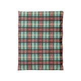 Ferguson Plaid Teal Red in Twin (68" x 88") Size