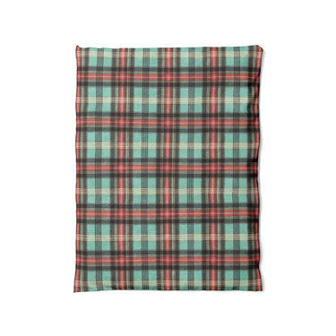 Ferguson Plaid Teal Red in Twin (68" x 88") Size