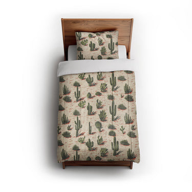 Desert Cacti in Twin (68" x 88") Size