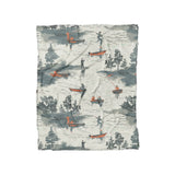 Gone Fishing in Twin (68" x 88") Size