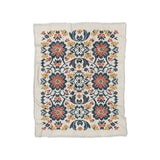 Georgiana Navy & Red in Twin (68" x 88") Size