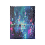 Dystopia Cityscape in Twin (68" x 88") Size