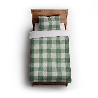 Buffalo Plaid Kelly Green in Twin (68" x 88") Size