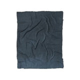 Keanu Watercolor Navy Blue Ombre in Twin (68" x 88") Size