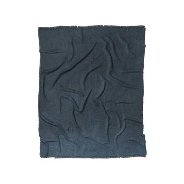 Keanu Watercolor Navy Blue Ombre in Twin (68" x 88") Size