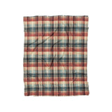 Monaghan Plaid Blue & Red in Twin (68" x 88") Size