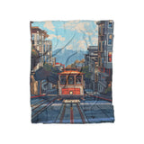 San Francisco Trolley in Twin (68" x 88") Size