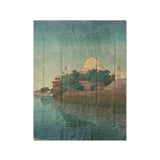 Taj Mahal Twilight by Charles Bartlett in Twin (68" x 88") Size
